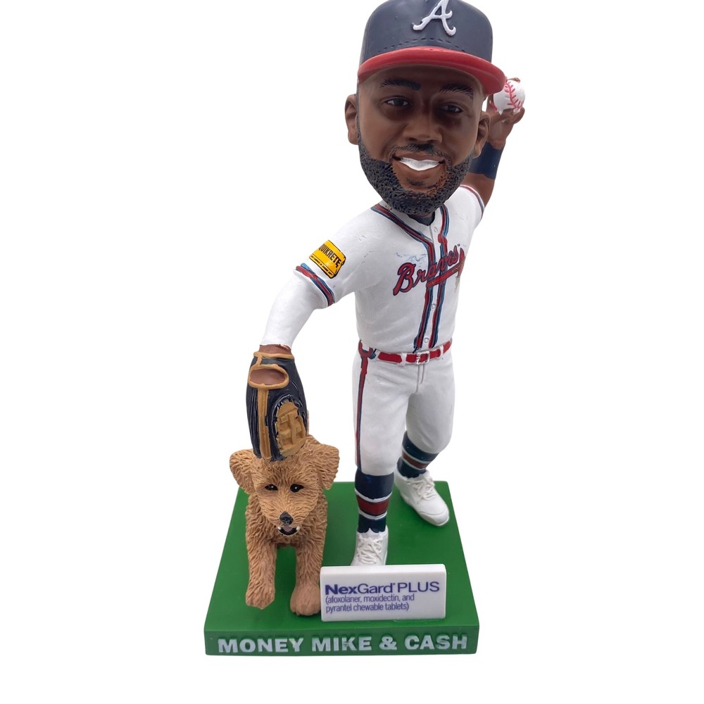 Atlanta Braves Michael Harris II Money Mike & Cash Bobblehead New in Box
